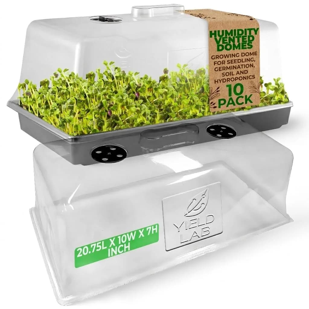 Yield Lab 7 Inch Clone Dome | Humidity Vented Propagation Dome for Plants