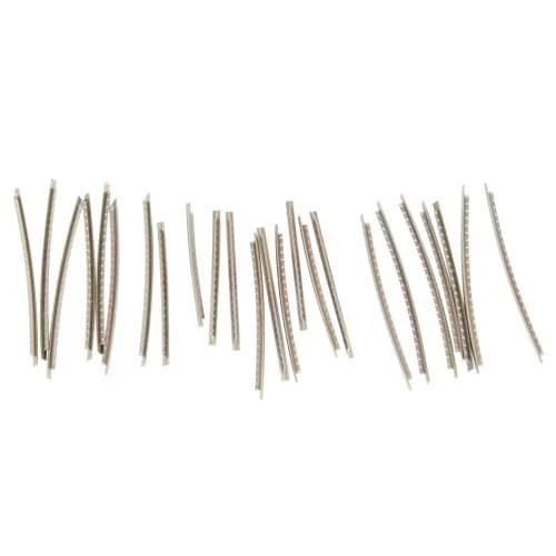 Musiclily Basic Stainless Steel 2.7mm 24 Jumbo Frets Wire Set Chrome | Jumbo Fret Wire for Guitars — 2.7mm/24Frets