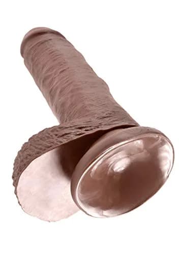 Pipedream King Cock with Balls, Brown, 17.78 cm (7 Inch) | Realistic Design thumbnail 2