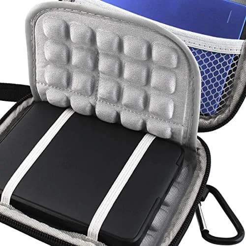 Lacdo Blue Hard Drive Case for WD Elements/My Passport/Seagate Portable HDD 1TB-6TB | 14.2cm (5.6") Exterior thumbnail 5