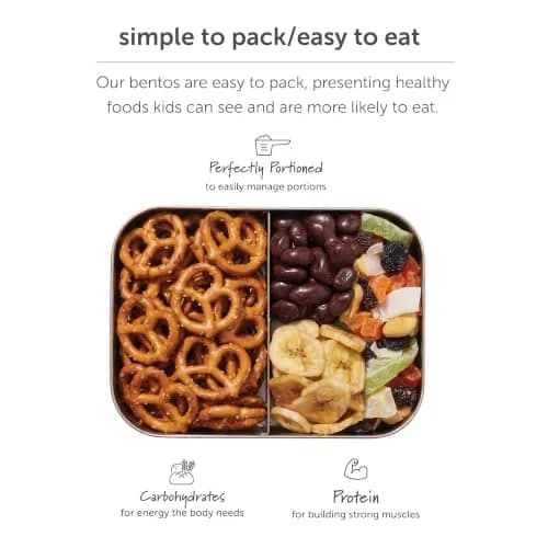 LunchBots Small Stainless Steel Kids Bento Box 2-Section 16oz | Durable, Safe & Perfect for Small Portions in India thumbnail 5