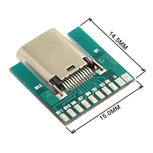 chenyang USB C DIY Connector USB 3.1 Type C 24Pin Female Socket Port | 10Gbps Data & 65W Power Support thumbnail 6