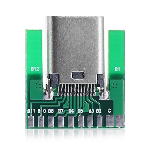 chenyang USB C DIY Connector USB 3.1 Type C 24Pin Female Socket Port | 10Gbps Data & 65W Power Support thumbnail 3