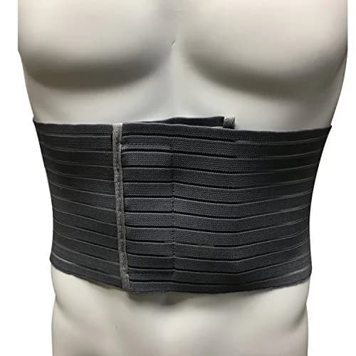 OTC Rib Belt for Men, 6-inch Elastic Chest Compression Large | Adjustable Support for Rib Fractures thumbnail 8