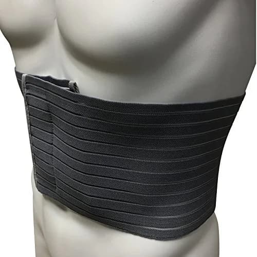 OTC Rib Belt for Men, 6-inch Elastic Chest Compression Large | Adjustable Support for Rib Fractures thumbnail 3
