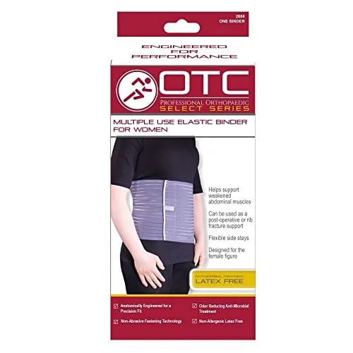 OTC Abdominal Binder for Women, Ribbed Elastic Compression, Select Series, 2X-Large | Post-Surgical Support & Organ Support thumbnail 3