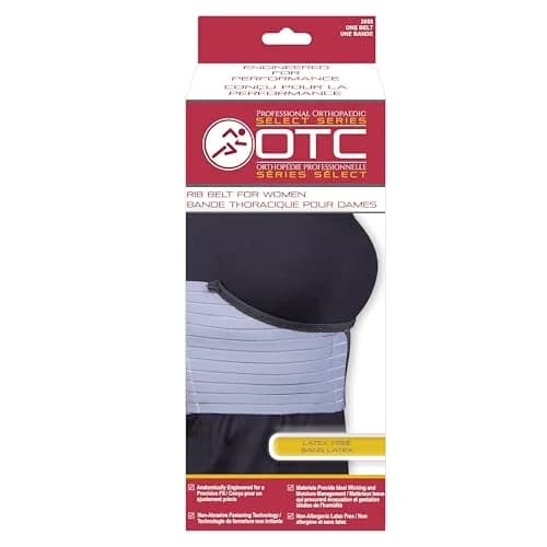 OTC Rib Belt for Women, 6-Inch Elastic Chest, Select Series | Support for Rib Fractures & Contusions thumbnail 7