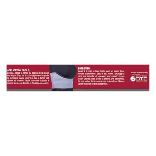 OTC Rib Belt for Women, 6-Inch Elastic Chest, Select Series | Support for Rib Fractures & Contusions thumbnail 9