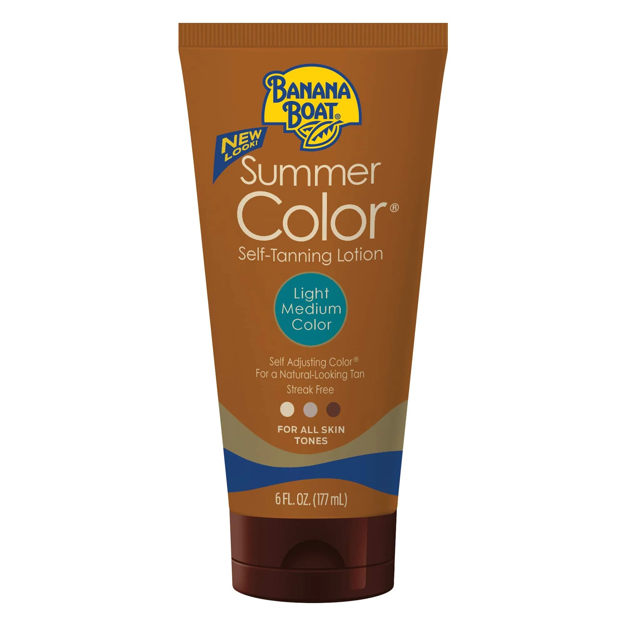 Banana Boat Summer Color Self Tanning Lotion Light Medium 177ml (6 Fl Oz) | Gradual Tan for All Skin Tones - main product image