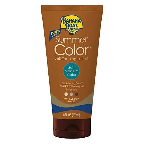 Banana Boat Summer Color Self Tanning Lotion Light Medium 177ml (6 Fl Oz) | Gradual Tan for All Skin Tones thumbnail 1