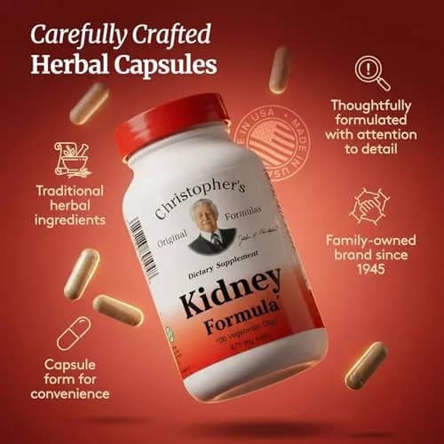 Christopher's Original Formulas Kidney Formula - Herbal Support 100 capsules | Detox & Repair thumbnail 5