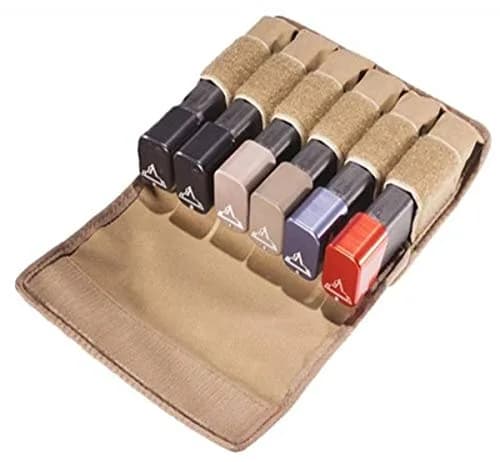 TUFF 6 in-Line Magazine Pouch, Coyote Brown, Size 1 | Fits .45 ACP Magazines thumbnail 1