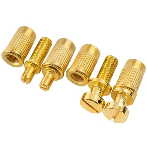 Musiclily Basic 52mm Bridge 52.5mm Tailpiece ABR-1 Tune-o-matic Set Gold | Fits Epiphone Les Paul/SG thumbnail 5