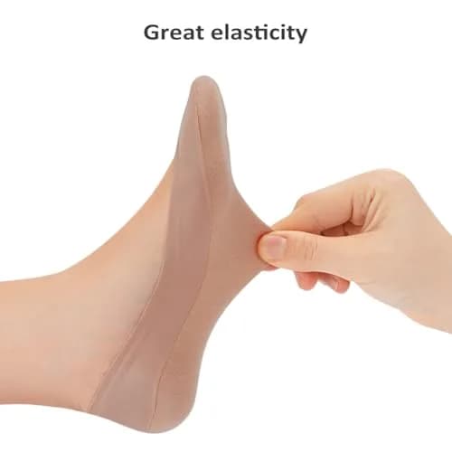 SUE&JOE Women's No Show Socks Low Cut Nylon Footies | Invisible Socks for Flats thumbnail 7