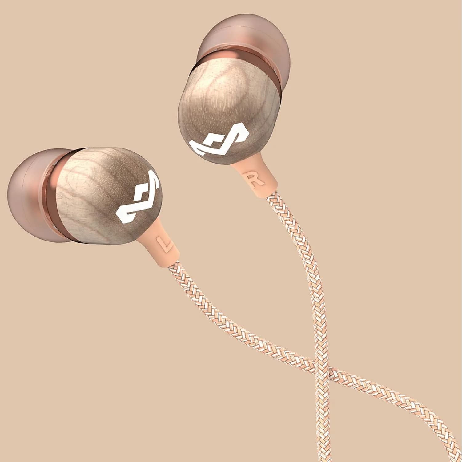 House of Marley Smile Jamaica Wired Earbuds (Copper) | 9.2mm Drivers, Noise Isolation, AUX - view 8