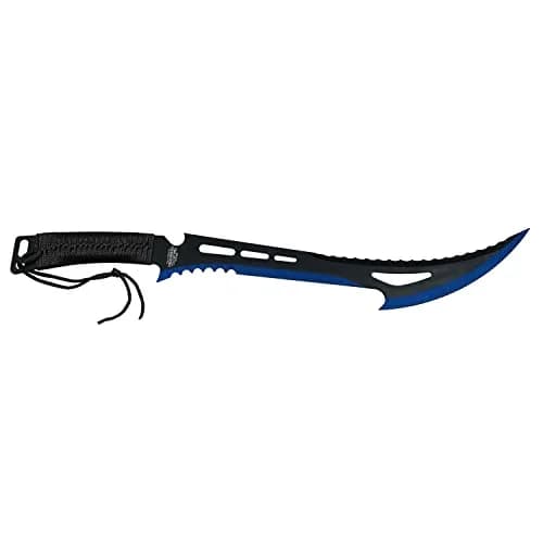 Z-Hunter ZB-020BL Fantasy Machete 23.75-Inch | Blue & Black Fixed Blade for Outdoor & Zombie Prep thumbnail 2