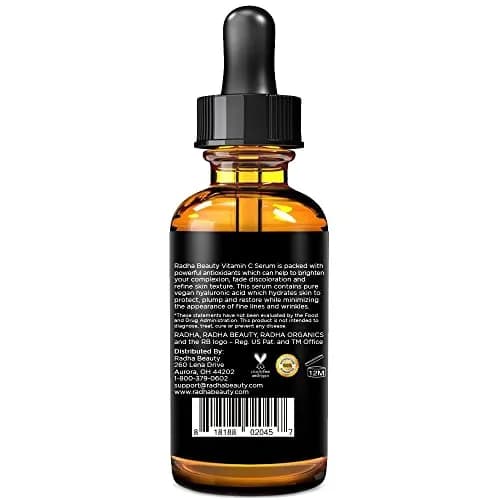Radha Beauty Vitamin C Serum 2oz | Brightening & Anti-Aging for All Skin Types thumbnail 7