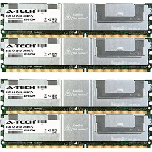 A-Tech 16GB KIT (4 x 4GB) DDR2 ECC Fully Buffered PC2-5300F 667MHz Server RAM for HP-Compaq Workstation Series