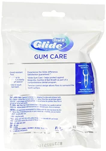 Oral-B Glide Pro-Health Advanced Floss Picks 60 Count (Pack of 2) | Shred Resistant thumbnail 2