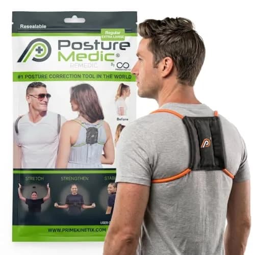 PRIMEKINETIX PostureMedic Plus Strength Orthopedic Brace 2XL | Dynamic Resistance for Athletes thumbnail 1