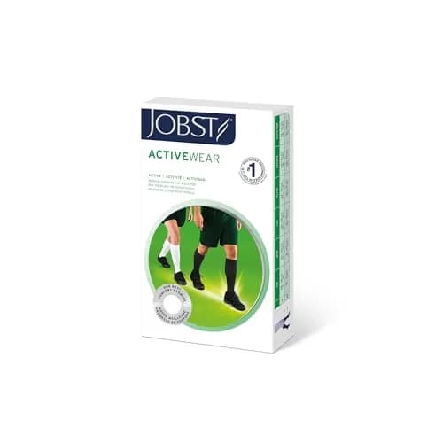 JOBST ActiveWear 20-30mmHg Compression Socks Knee High Small | Seamless, Dri-Release, Reinforced Heel thumbnail 5