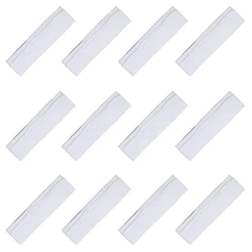 Kenz Laurenz Cotton Headbands Pack of 12 | 2" Wide, Soft & Stretchy for Sports & Yoga thumbnail 1