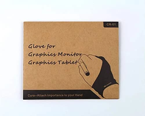 HUION Artist Drawing Glove Cura CR-01 Black | Reduces Friction for Graphics Tablets thumbnail 8