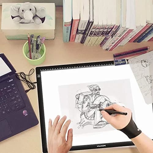 HUION Artist Drawing Glove Cura CR-01 Black | Reduces Friction for Graphics Tablets thumbnail 3