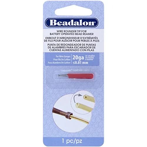 Beadalon Wire Rounder Burr Attachment for Battery Operated Bead Reamer, Fits 20 Gauge and Smaller Wire | Smooths Wire Ends for Professional Jewelry thumbnail 1