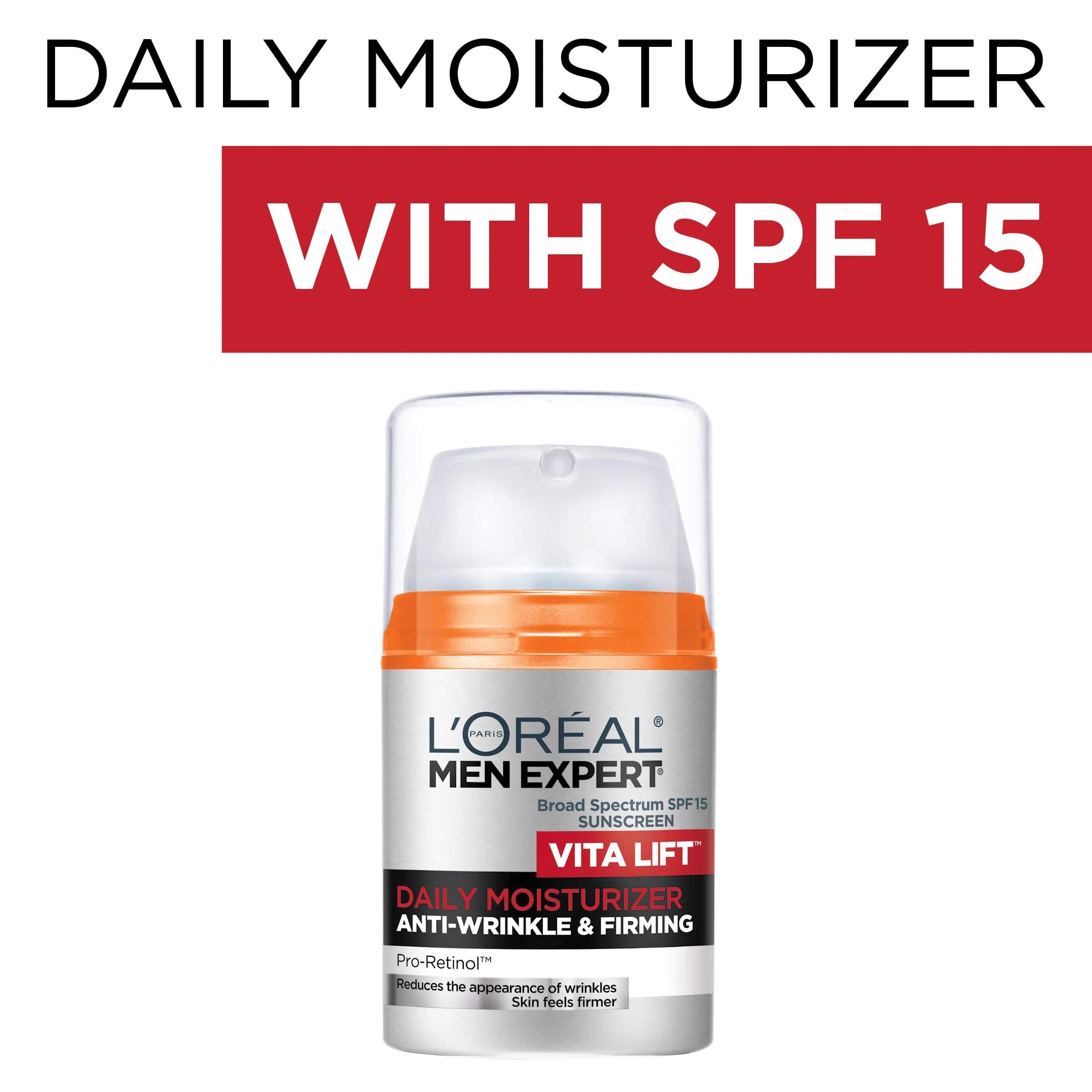 L'Oreal Paris Men Expert Vitalift Anti-Wrinkle & Firming Face Moisturizer with Pro-Retinol, 1.6 oz (Pack of 1) - view 2