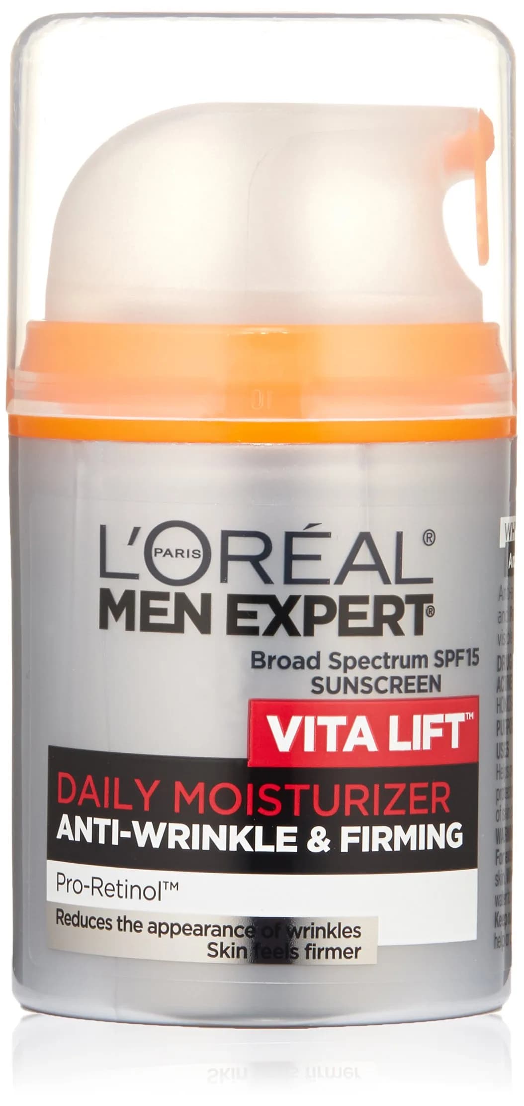 L'Oreal Paris Men Expert Vitalift Anti-Wrinkle & Firming Face Moisturizer with Pro-Retinol, 1.6 oz — 1.6 Fl Oz