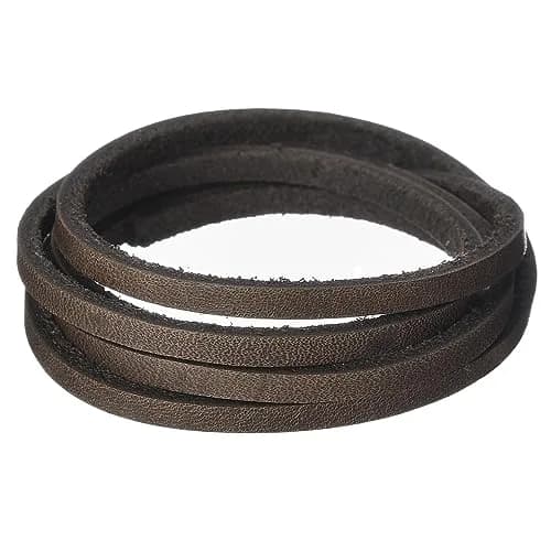 Realeather Crafts Latigo Lace .125" x 4 yd Carded Dark Brown | Heavy-Duty Leather Cord for Crafting thumbnail 2