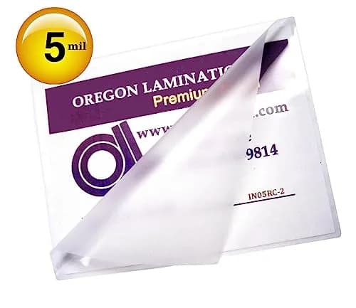 Oregon Lamination Half Page Thermal Laminating Pouches 6x9 5 Mil Pack of 200 | High Clarity, Professional Finish thumbnail 2