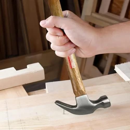 ARTESIA TOOL Heavy Duty Forged Metal Claw Hammer 12.5" | Dual-Function Head, Wooden Handle thumbnail 7