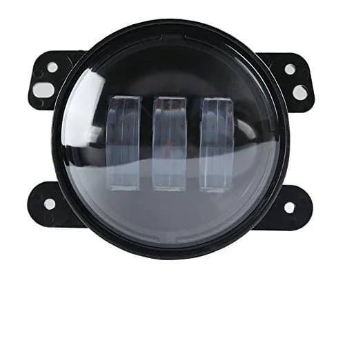 Lantsun 4Inch LED Fog Lights White Led Chip for 2007-2018 Wrangler JK | 30W Waterproof Aluminum Housing thumbnail 4