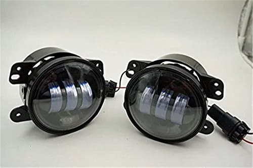 Lantsun 4Inch LED Fog Lights White Led Chip for 2007-2018 Wrangler JK | 30W Waterproof Aluminum Housing thumbnail 3