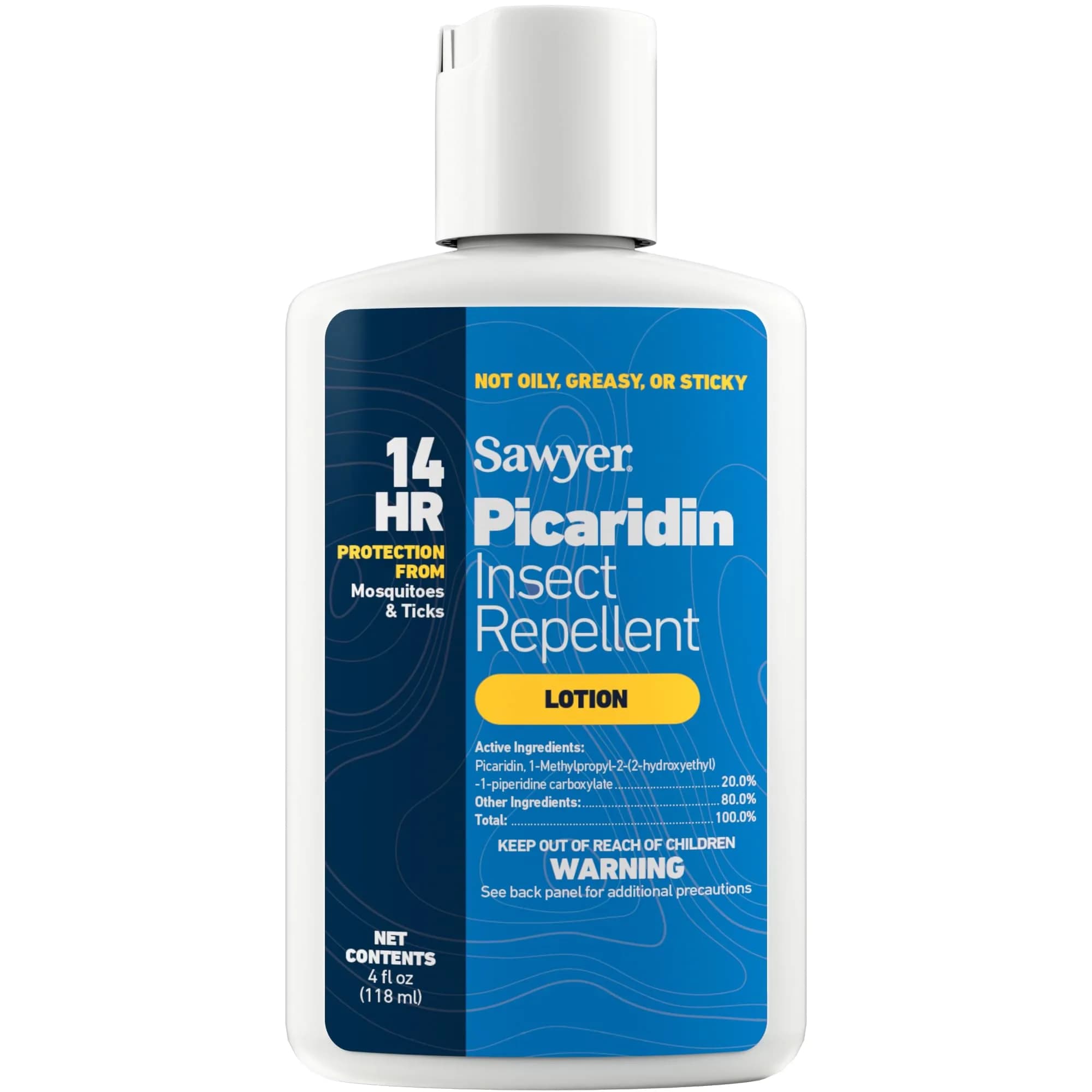 Sawyer Products Picaridin Insect Repellent Lotion 3 Fl Oz (89ml) | USA-Sourced Protection Against Ticks & Mosquitoes — 4 Fl Oz / Lotion
