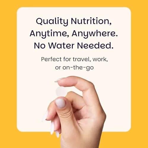 EZ Melts Dissolvable Folate 1,667 mcg DFE | Orange Blast Vitamin for Heart & Nervous System thumbnail 8