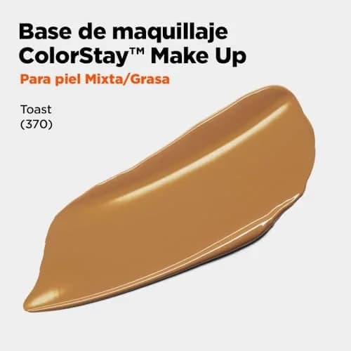 Revlon Colorstay Foundation for Combination/Oily Skin, Toast, 29.57ml (1 Fl Oz) | Flawless, 16-Hour Wear - view 4