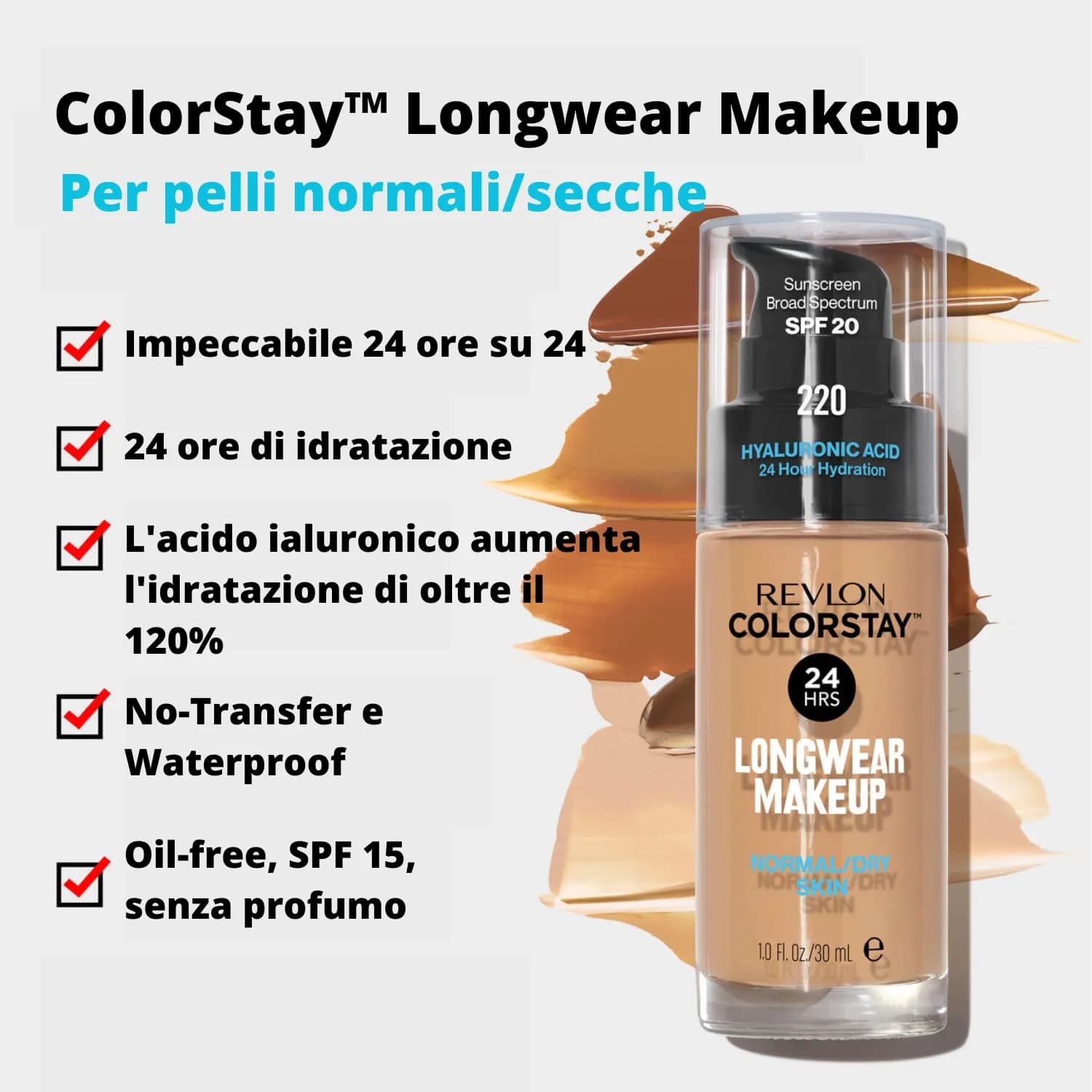REVLON ColorStay Natural Tan Foundation for Normal/Dry Skin, 30ml with SPF 20 - view 4