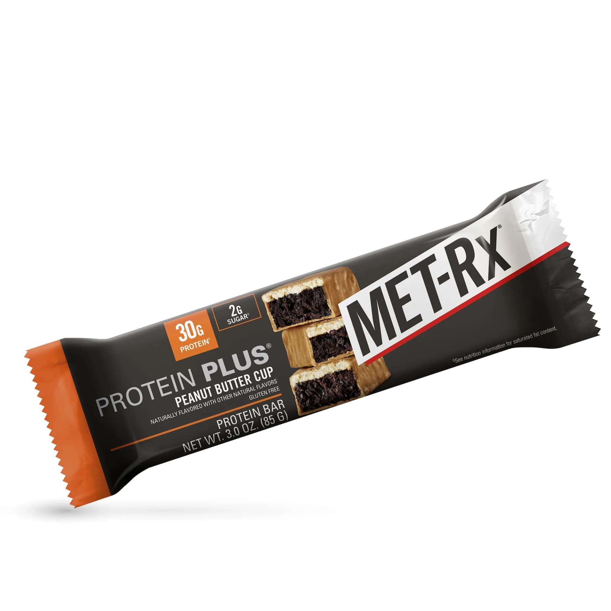 MET-Rx Protein Plus Bar, Peanut Butter Cup | High Protein, Gluten Free, 85 g, 9 Count thumbnail 2