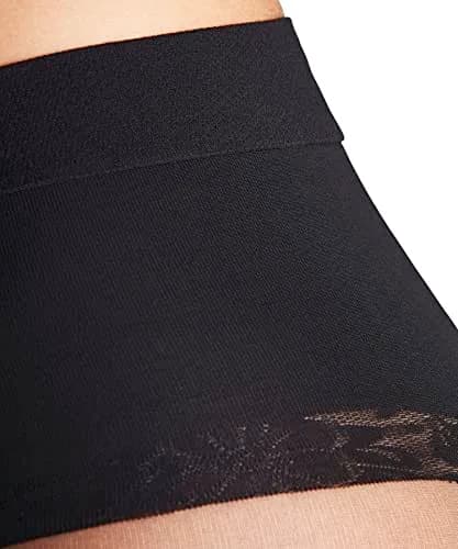 FALKE Women's Shaping Top 20 Denier Tights | Control Top, Sheer & Transparent, Black, Large thumbnail 4