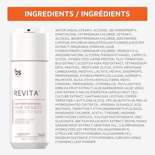 ds labs Revita Hair Density Shampoo & Conditioner for Thinning Hair | Fuller, Hydrated Hair, 205 mL thumbnail 9
