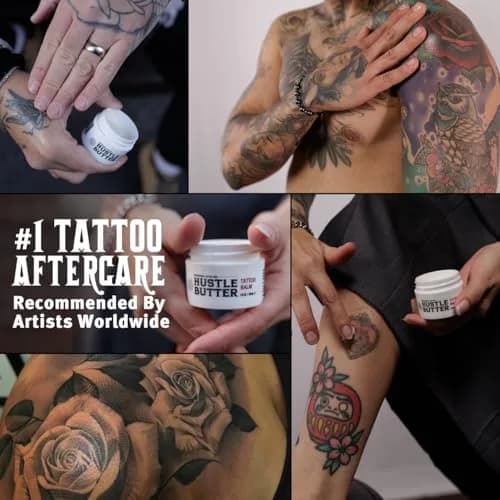Hustle Butter Deluxe Vegan Tattoo Butter 30ml (1 Fl Oz) | Original All-Natural Tattoo Care thumbnail 6