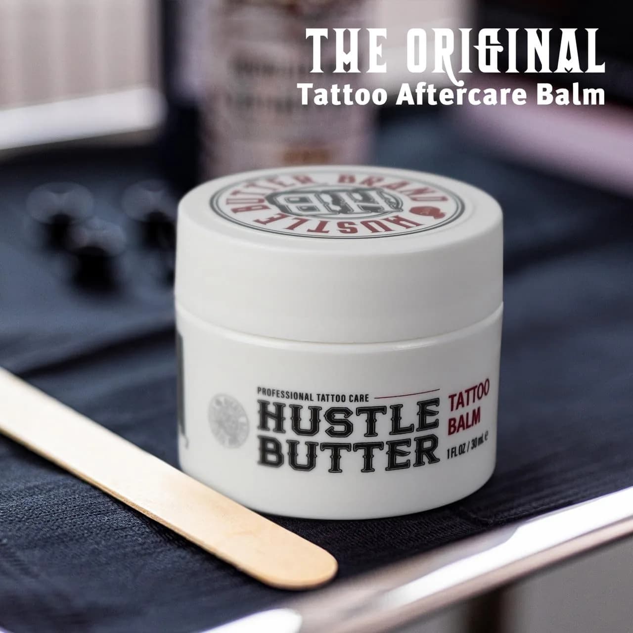 Hustle Butter Deluxe Vegan Tattoo Butter 30ml (1 Fl Oz) | Original All-Natural Tattoo Care - view 2