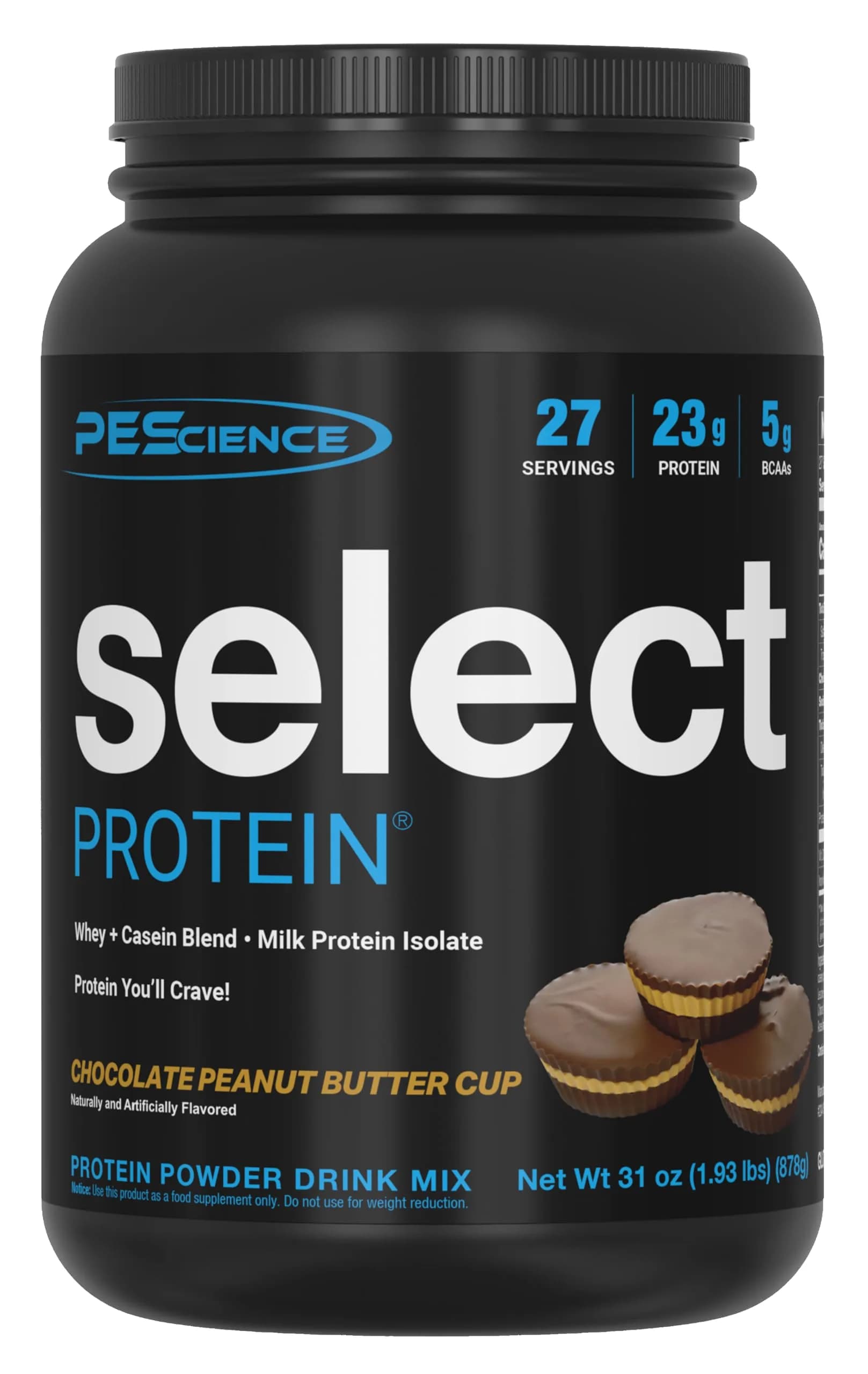 PEScience Select Protein Powder, Chocolate Peanut Butter Cup | 55 Servings, Gluten-Free & Keto — Chocolate Peanut Butter Cup