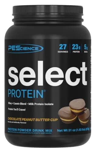 PEScience Select Protein Powder, Chocolate Peanut Butter Cup | High-Protein, Low-Calorie, Gluten-Free thumbnail 1