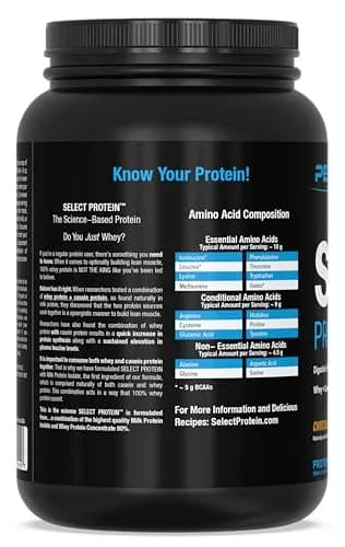 PEScience Select Protein Powder, Chocolate Peanut Butter Cup | High-Protein, Low-Calorie, Gluten-Free thumbnail 8