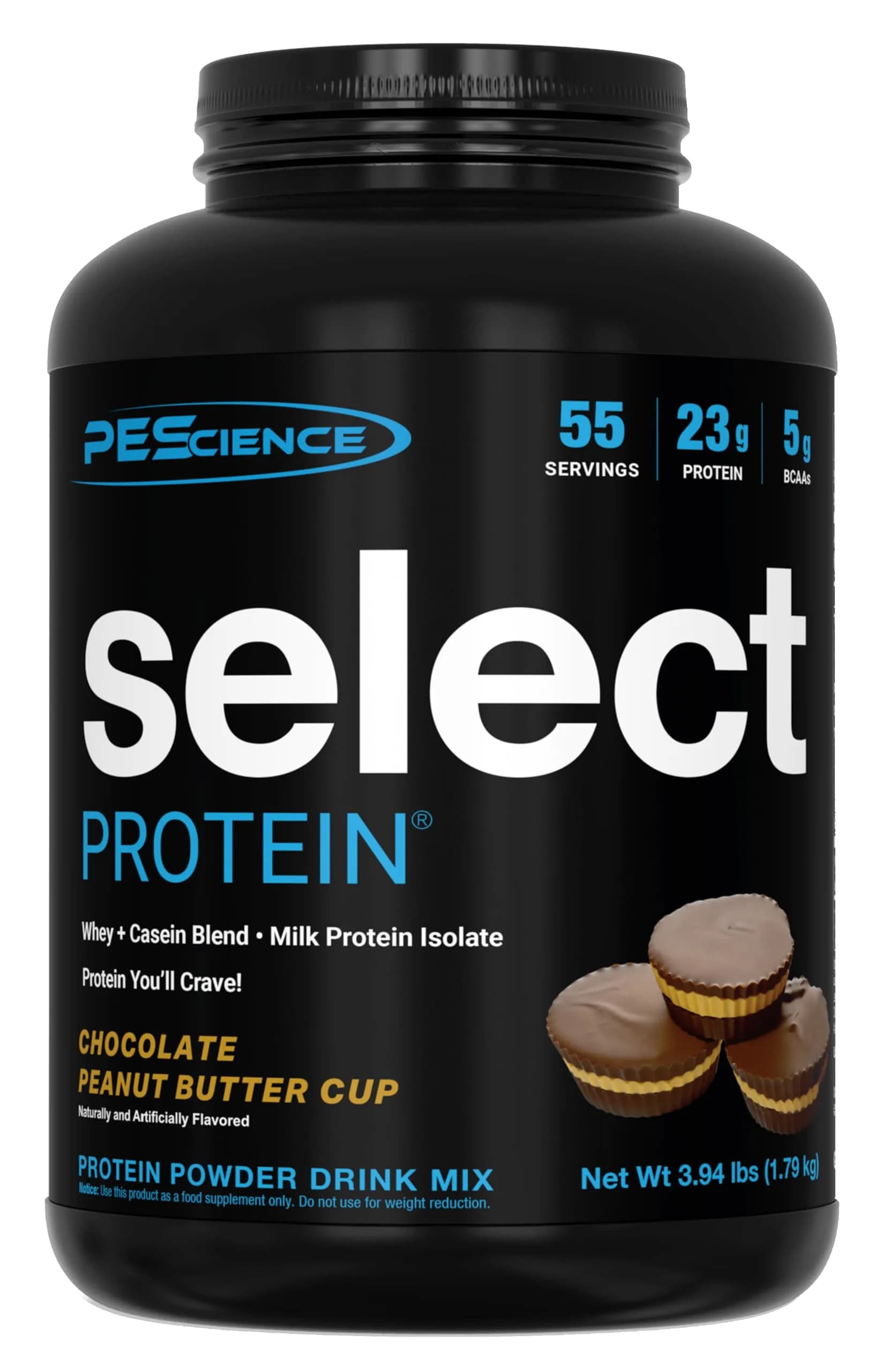 PEScience Select Protein Powder, Chocolate Peanut Butter Cup | 55 Servings, Gluten-Free & Keto