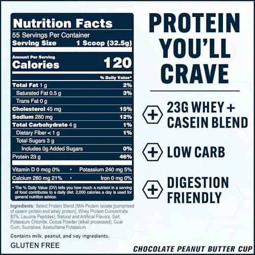 PEScience Select Protein Powder, Chocolate Peanut Butter Cup | 55 Servings, Gluten-Free & Keto thumbnail 5